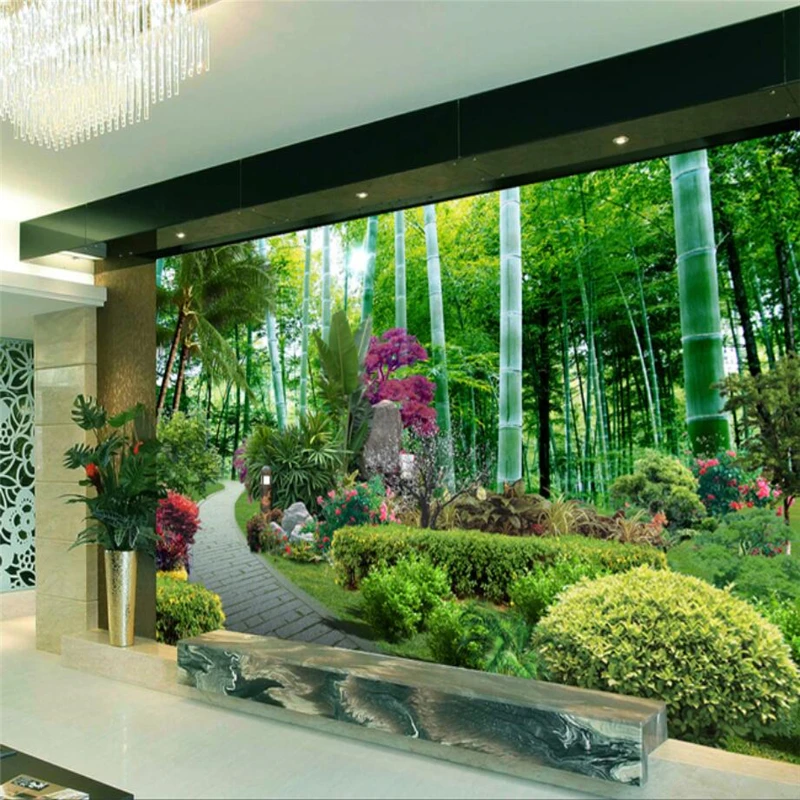 beibehang Wallpaper mural custom living room bedroom garden bamboo fresh mural TV background wall home decoration painting
beibehang Wallpaper mural custom living room bedroom garden bamboo fresh mural TV background wall home decoration painting