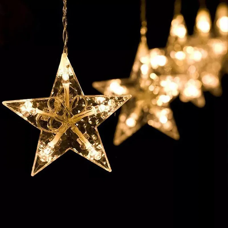 2.5M 138 led moon star fairy lights Christmas star string light garland led curtain for wedding/home/party/birthday decoration
2.5M 138 led moon star fairy lights Christmas star string light garland led curtain for wedding/home/party/birthday decoration