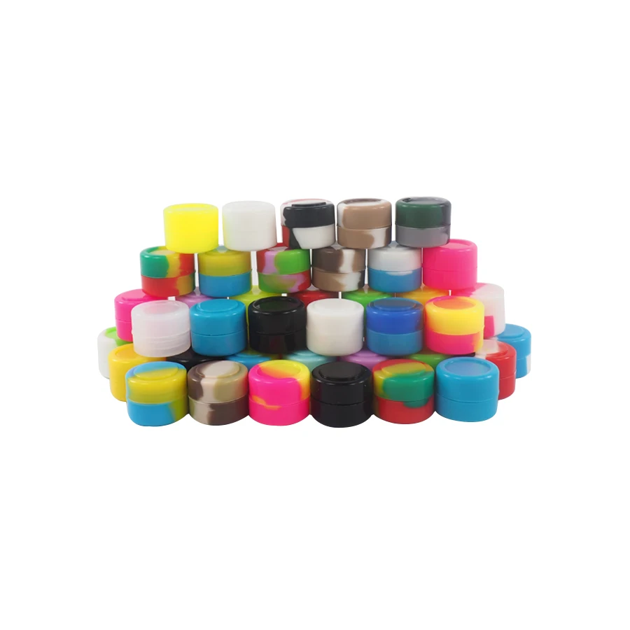 200pcs 2ml non stick silicone jars dab wax container butane for oil silicone container for sale mix color wholesale
200pcs 2ml non stick silicone jars dab wax container butane for oil silicone container for sale mix color wholesale