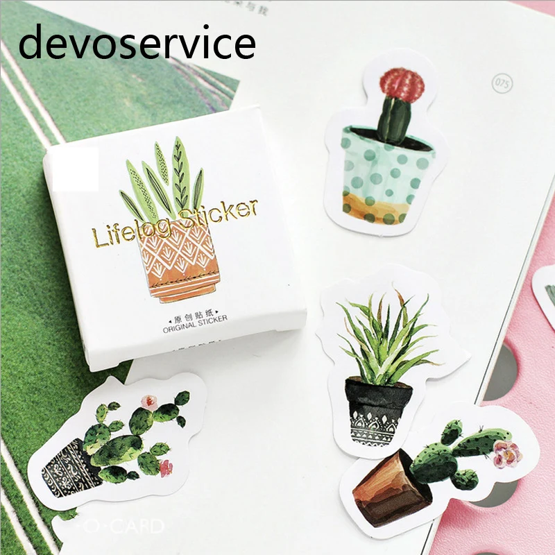 45Pc/lot Cute Cactus Papers Stickers For Diary Decoration Diy Scrapbooking Sticker Paper Bookmarks Stationery School Supplies
45Pc/lot Cute Cactus Papers Stickers For Diary Decoration Diy Scrapbooking Sticker Paper Bookmarks Stationery School Supplies
