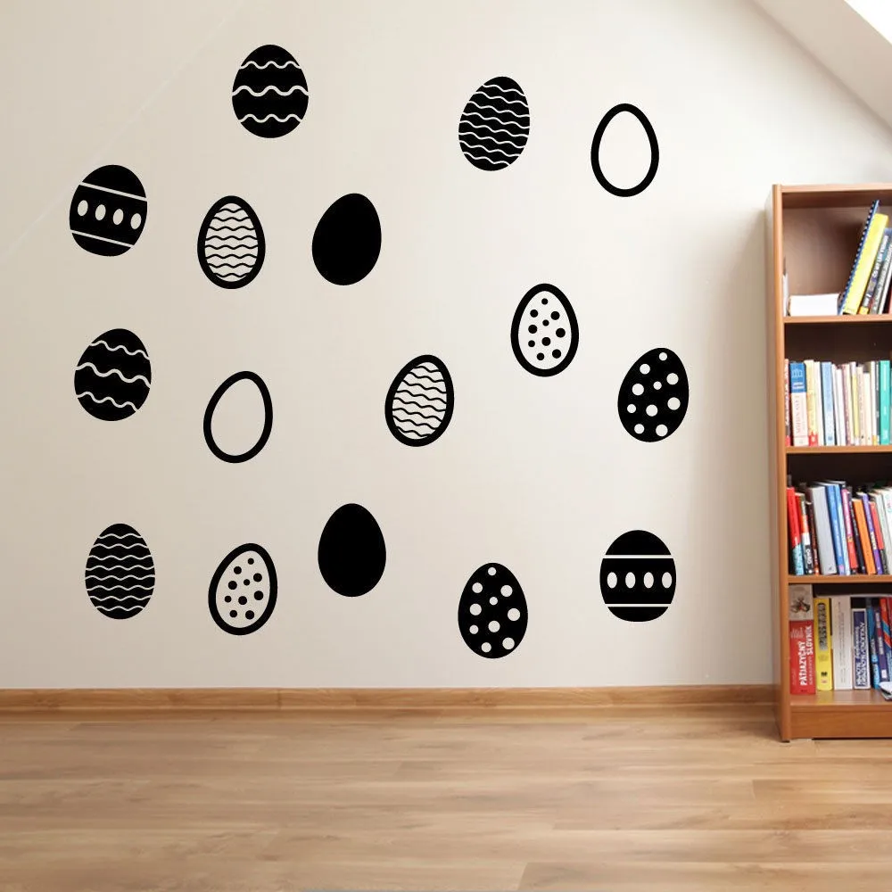 16pcs/set Cute Easter Eggs Wall Sticker Nursery Kids Palyrron Decoration Removable Easter Egg Vinyl Wall Decal Gift AZ772
16pcs/set Cute Easter Eggs Wall Sticker Nursery Kids Palyrron Decoration Removable Easter Egg Vinyl Wall Decal Gift AZ772