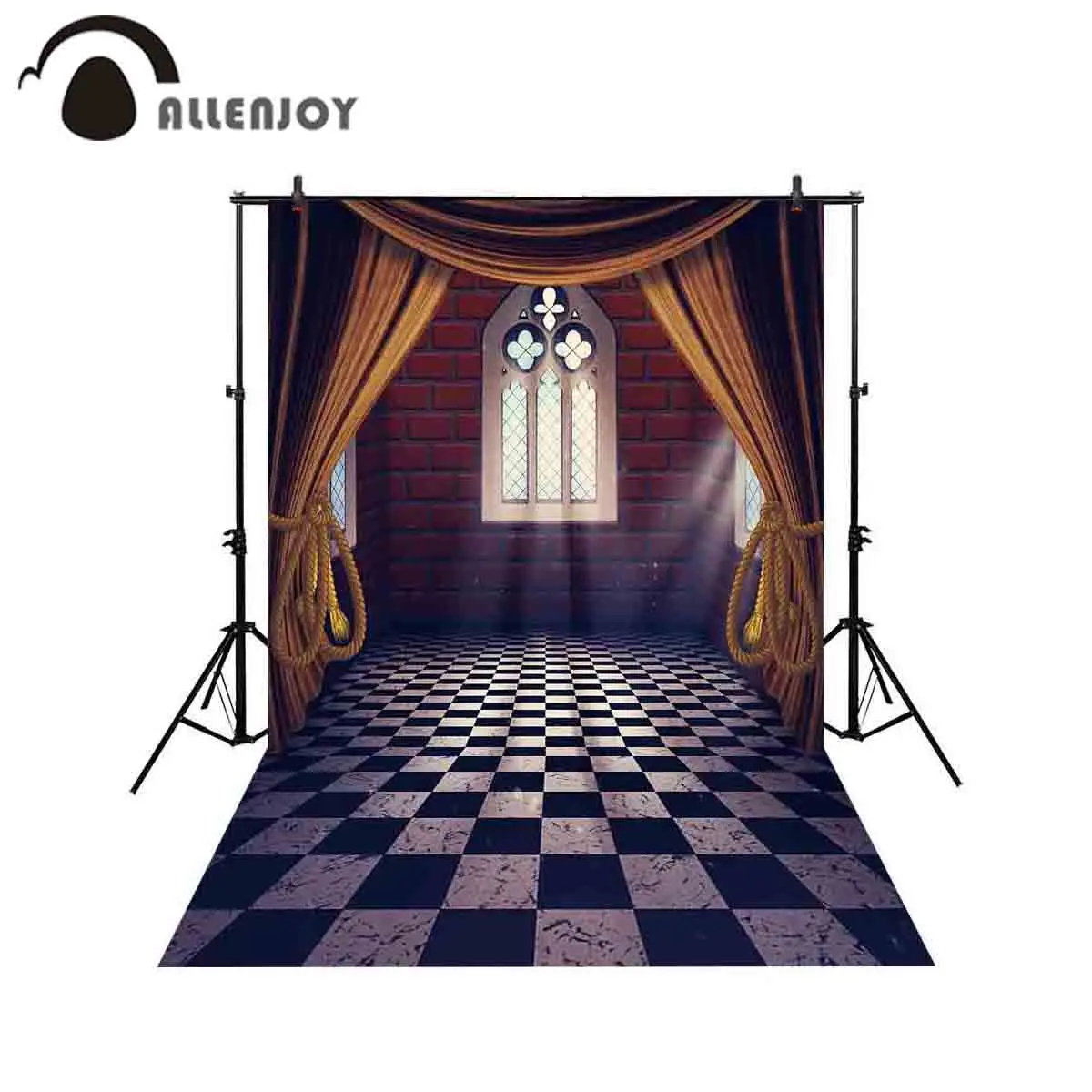Allenjoy photography backdrop gothic window castle curtain checkerboard background photobooth photocall fabric shoot props new
Allenjoy photography backdrop gothic window castle curtain checkerboard background photobooth photocall fabric shoot props new