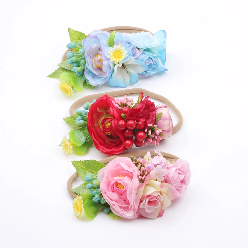 Spring floral Headband Hair Accessories bay Beach Flower Hair Bands Headband for Girls Elastic Flower Crown Headband 
Spring floral Headband Hair Accessories bay Beach Flower Hair Bands Headband for Girls Elastic Flower Crown Headband