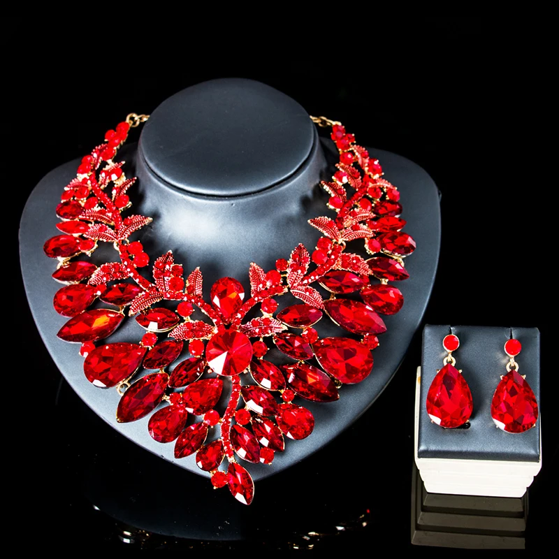 LAN PALACE wedding jewellery set bridal jewelry engagement necklace and earrings glass sets for party free shipping
LAN PALACE wedding jewellery set bridal jewelry engagement necklace and earrings glass sets for party free shipping
