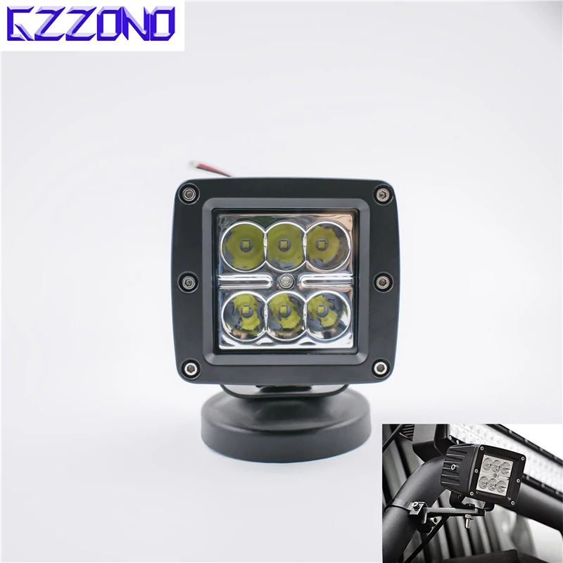 12V24V 18W LED Car Work Light Beam Square LED Fog Light Lamp For Truck Motorcycle 4x4 engineering vehicles Car SUV ATV
12V24V 18W LED Car Work Light Beam Square LED Fog Light Lamp For Truck Motorcycle 4x4 engineering vehicles Car SUV ATV
