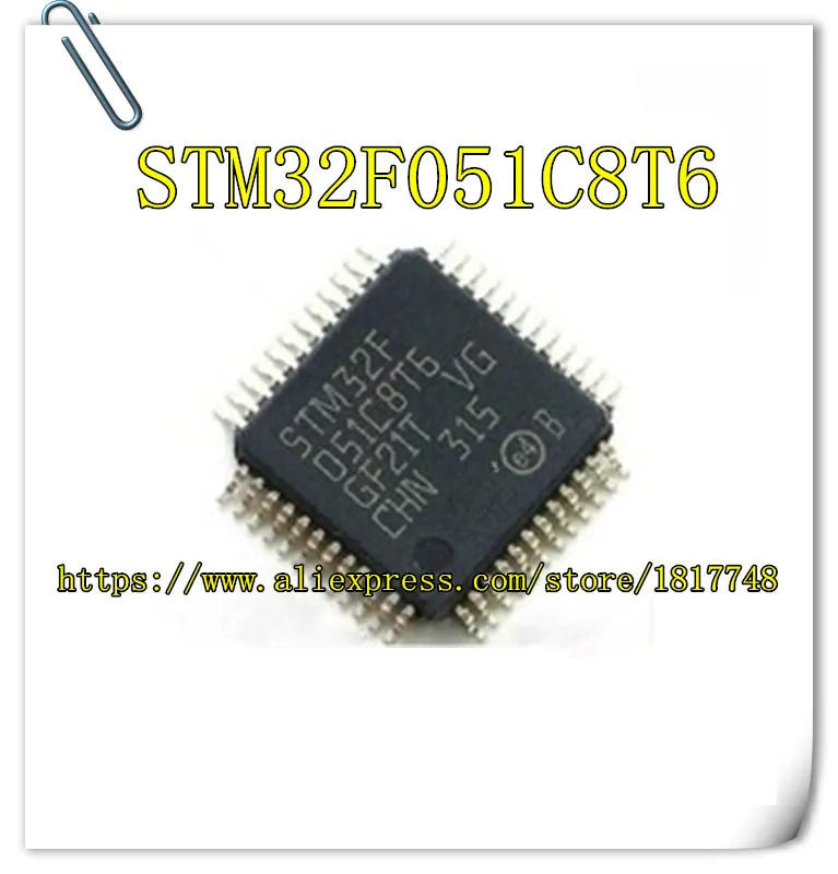 Free shipping 10pcs/Lot STM32F051C8T6 LQFP-48 NEW ORIGINAL IC MCU 32BIT 64KB FLASH 48LQFP LQFP48 STM32 F051C8T6
Free shipping 10pcs/Lot STM32F051C8T6 LQFP-48 NEW ORIGINAL IC MCU 32BIT 64KB FLASH 48LQFP LQFP48 STM32 F051C8T6