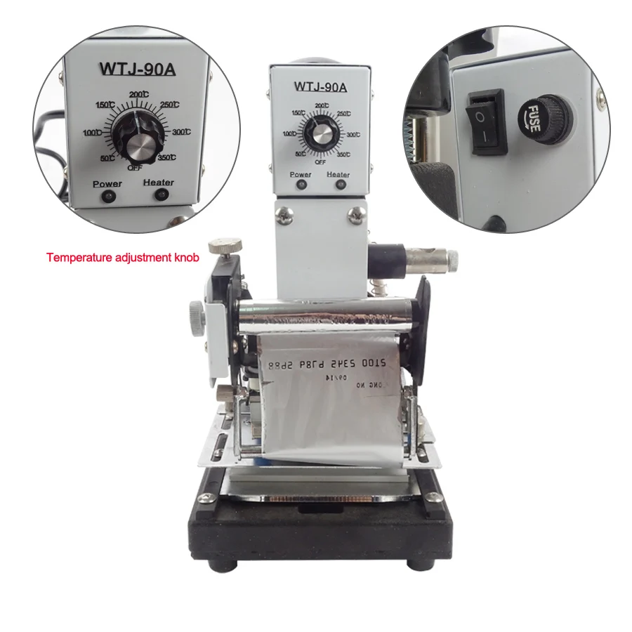 1 pcs Hot Stamping Machine For PVC Card Member Club Hot Foil Stamping Bronzing Machine WTJ-90A
1 pcs Hot Stamping Machine For PVC Card Member Club Hot Foil Stamping Bronzing Machine WTJ-90A