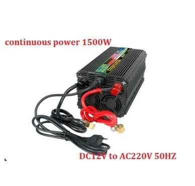 Импульсная мощность 3000 Вт 1500 DC12V к ac220в UPS инвертор с функцией зарядки