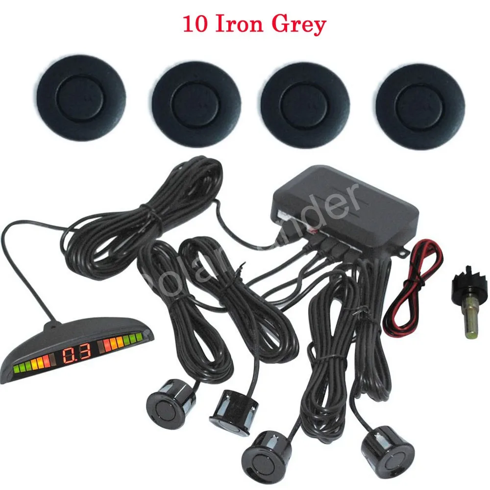 free shipping 4 Sensors Buzzer Parking Sensor Kit with LED monitor Display Car Reverse Backup Radar 8 colors to choose 12V
free shipping 4 Sensors Buzzer Parking Sensor Kit with LED monitor Display Car Reverse Backup Radar 8 colors to choose 12V