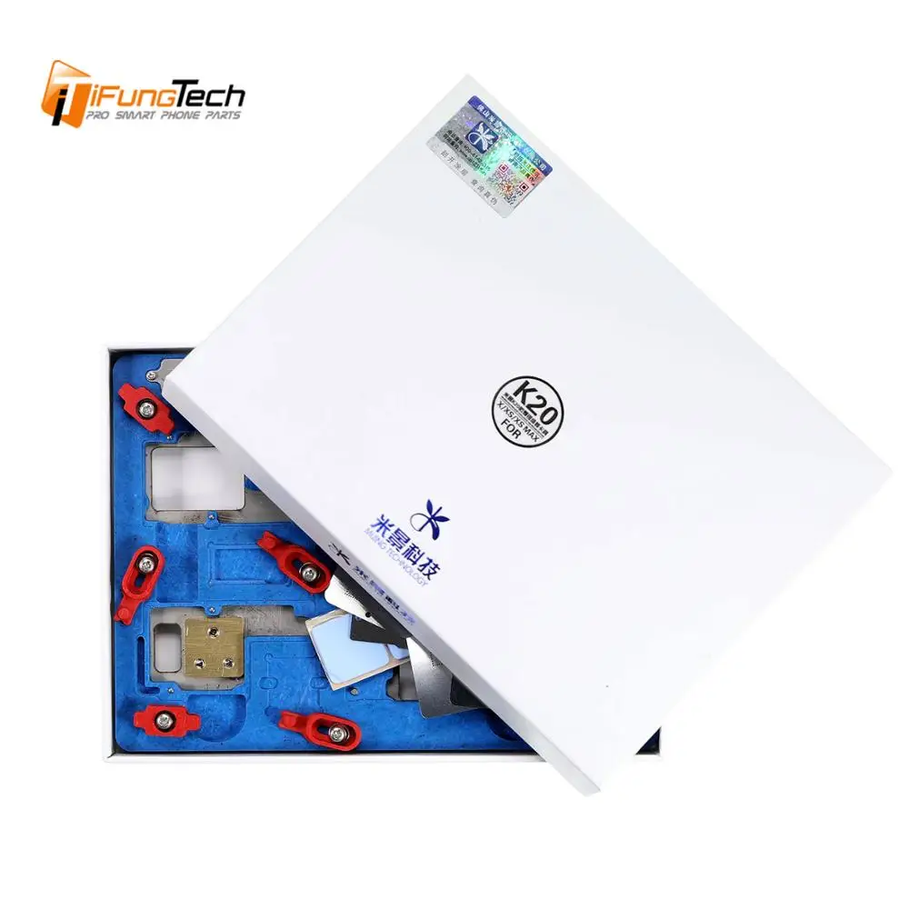 MJ K20 Motherboard repair fixture for iPhone X/XS/XS MAX IC Nand chip layered fixed Maintenance clamp platform repair tool
MJ K20 Motherboard repair fixture for iPhone X/XS/XS MAX IC Nand chip layered fixed Maintenance clamp platform repair tool