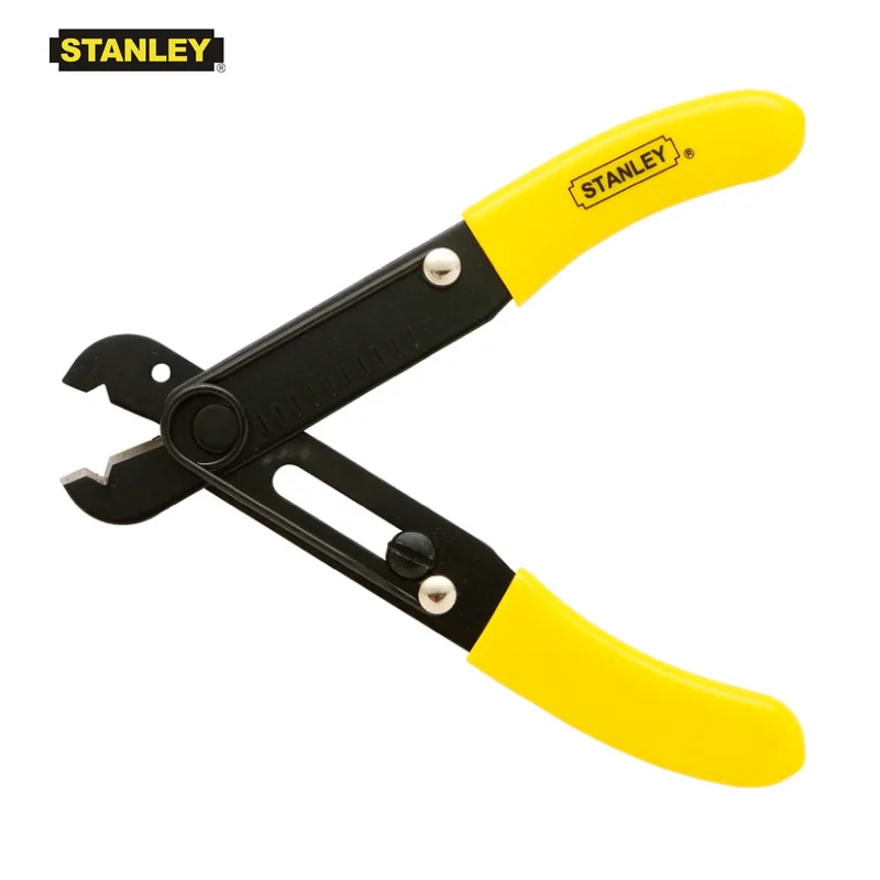 Stanley 1-piece 5" adjusting wire stripping pliers tool adjustable wire cutting stripper cutter tools for 0.5~4mm cords
Stanley 1-piece 5" adjusting wire stripping pliers tool adjustable wire cutting stripper cutter tools for 0.5~4mm cords