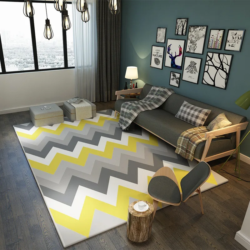 Современный простой ковер в скандинавском стиле коврики для гостиной спальни