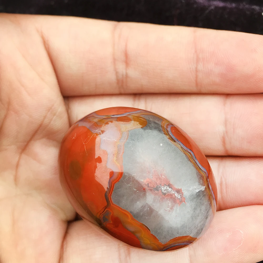 Top! Natural Red Agate Worry Stone Polished Tumbled Crystal Palm Stones Red Carnelian Agate Geode Healing Crystal Home Decora
Top! Natural Red Agate Worry Stone Polished Tumbled Crystal Palm Stones Red Carnelian Agate Geode Healing Crystal Home Decora