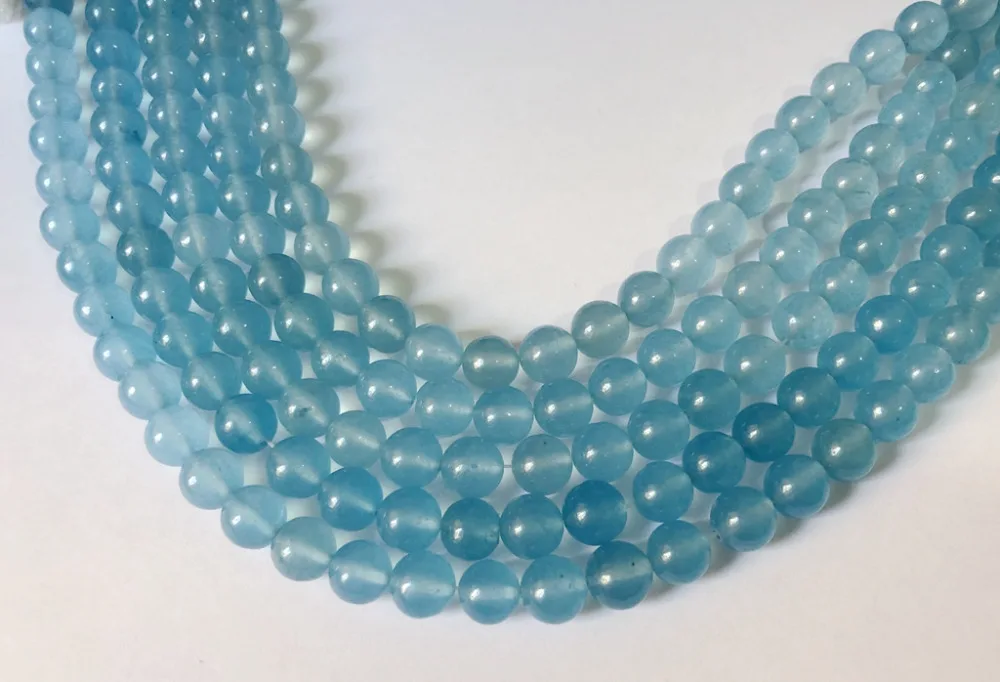 1String Blue Aqua Jade Beads 4mm,6mm,8mm,10mm 12mm Round Jewelry Making Beads 15.5'/strand
1String Blue Aqua Jade Beads 4mm,6mm,8mm,10mm 12mm Round Jewelry Making Beads 15.5'/strand