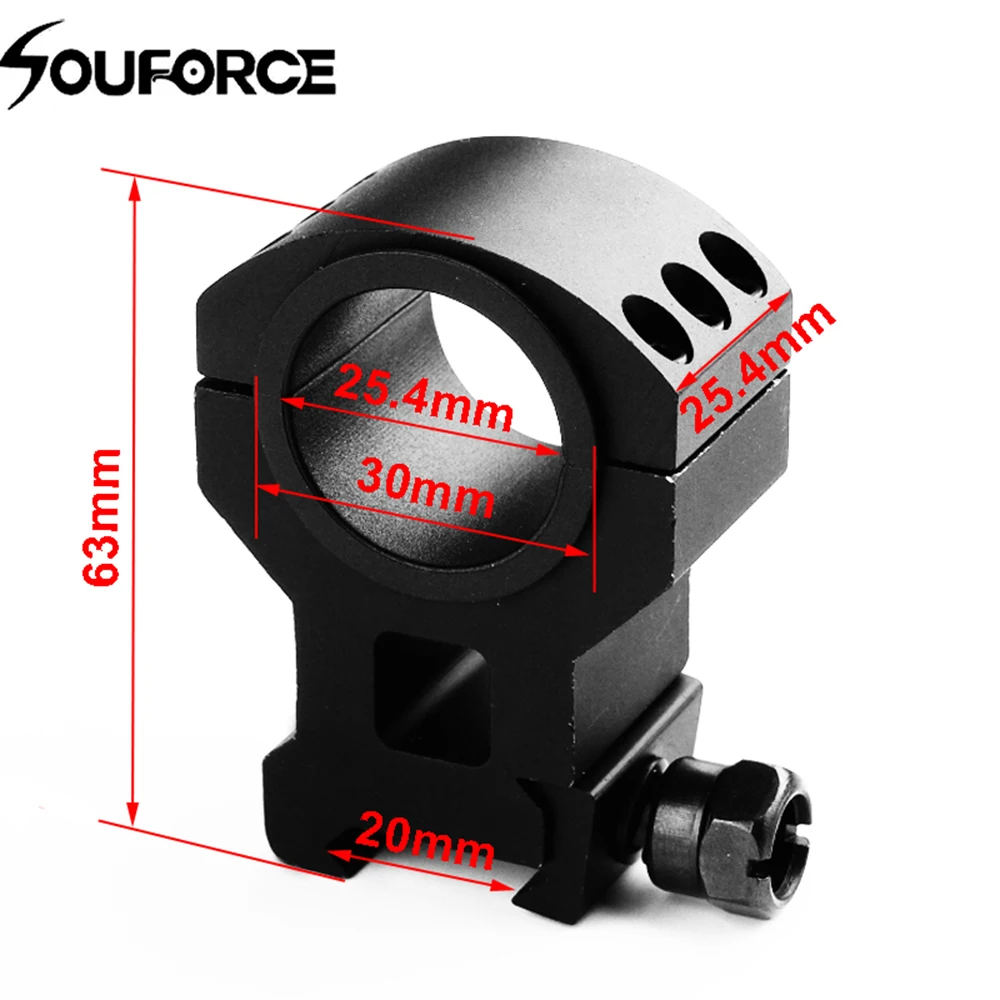 1 pc Heavy Duty Six Bolts High 25.4mm/30mm Ring 20mm Rail Mount for Rifle Gun Weapon Accessories Hunting
1 pc Heavy Duty Six Bolts High 25.4mm/30mm Ring 20mm Rail Mount for Rifle Gun Weapon Accessories Hunting