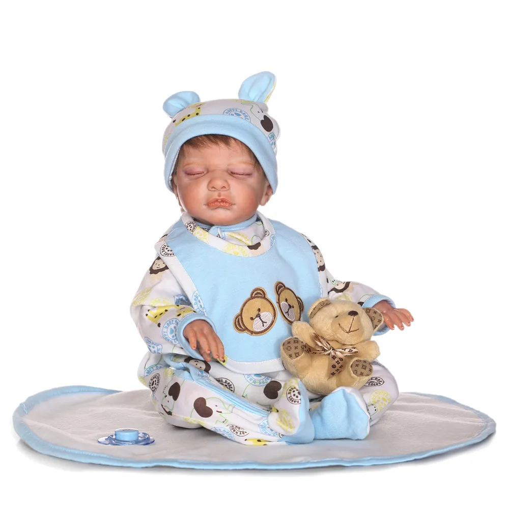 Boy reborn dolls 20"50cm silicone reborn baby dolls fake baby sleeping doll soft BJD fashion girl dolls alive bonecas reborn
Boy reborn dolls 20"50cm silicone reborn baby dolls fake baby sleeping doll soft BJD fashion girl dolls alive bonecas reborn