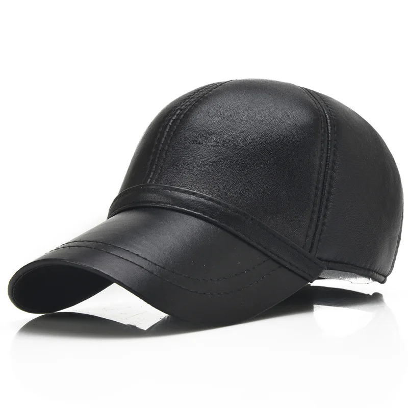 New Arrival Male Leather Casual Outdoor Baseball Cap Elder Warm Hat Adjusted Casual Leather Baseball Cap Manufacturers B-7130
New Arrival Male Leather Casual Outdoor Baseball Cap Elder Warm Hat Adjusted Casual Leather Baseball Cap Manufacturers B-7130