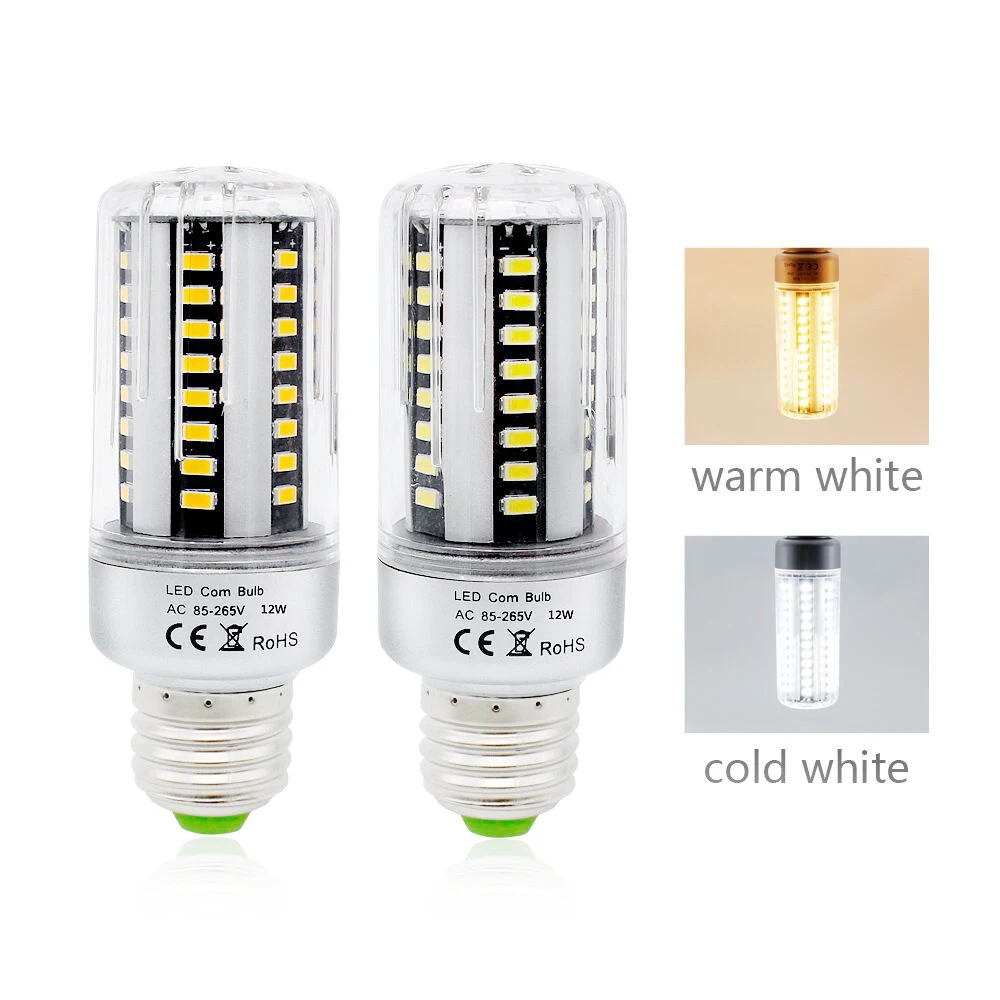 Led Corn Bulb E14 E27 Home Lamp 220V 230V Bombilla 5W 7W 9W 12W 15W 20W Lampada Living Room Decoration Light 24 54leds SMD5736
Led Corn Bulb E14 E27 Home Lamp 220V 230V Bombilla 5W 7W 9W 12W 15W 20W Lampada Living Room Decoration Light 24 54leds SMD5736