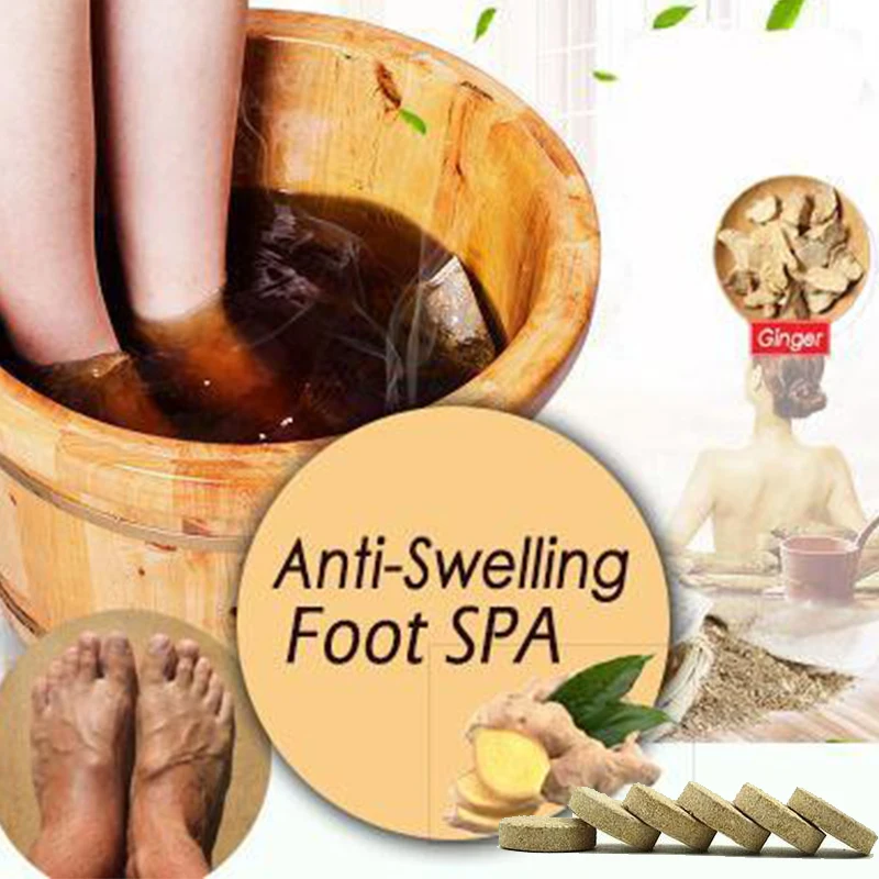 10pcs Anti-Swelling Foot SPA Ginger Foot Soaking Massage Effervescent Tablets Treatment for Foot Swelling Edema Ankle And Pain
10pcs Anti-Swelling Foot SPA Ginger Foot Soaking Massage Effervescent Tablets Treatment for Foot Swelling Edema Ankle And Pain