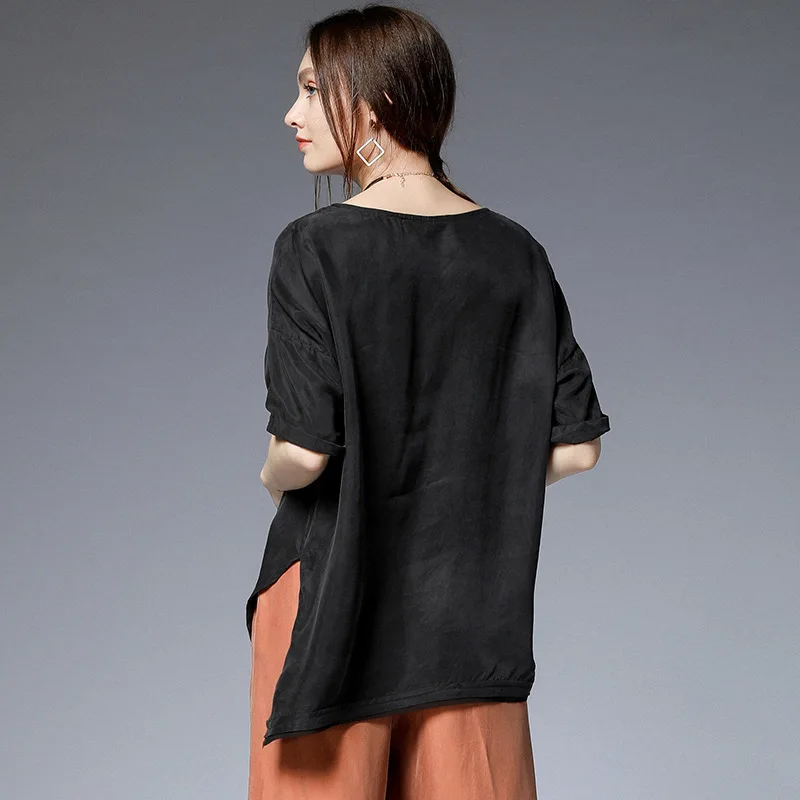 Queechalle 3XL 4XL Plus Size Women Blouse Summer 2021 Female Dropped Shoulder Asymmetrical Casual Loose Blouse Shirt Ladies Tops
Queechalle 3XL 4XL Plus Size Women Blouse Summer 2021 Female Dropped Shoulder Asymmetrical Casual Loose Blouse Shirt Ladies Tops