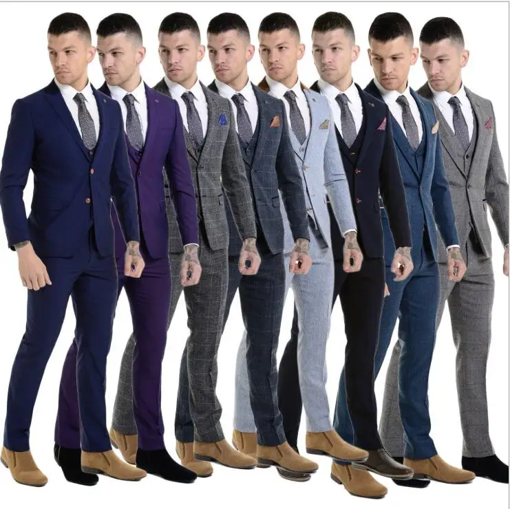2018 Latest men Suit tweed thick set best Man Suits Groom wedding dress 3 Pieces Vintage Male Blazers Jacket vest pant
2018 Latest men Suit tweed thick set best Man Suits Groom wedding dress 3 Pieces Vintage Male Blazers Jacket vest pant