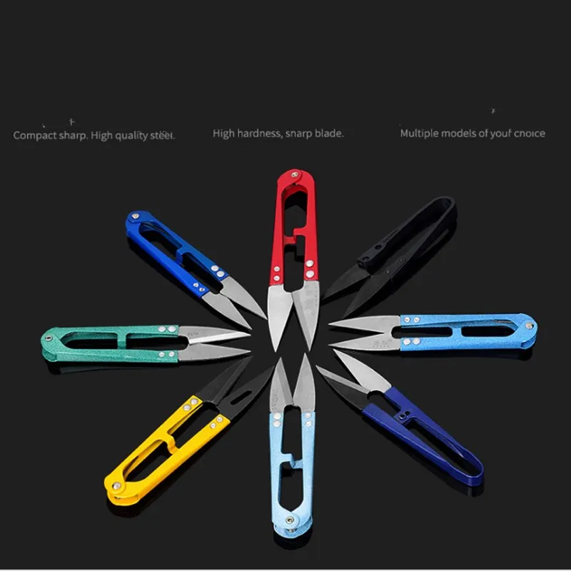 Repair Cloth Spring Yarn Trimming Scissors U-shaped Thread Cutting Head Cut Cross Stitch Small Scissors Color Sewing Yarn Scisso
Repair Cloth Spring Yarn Trimming Scissors U-shaped Thread Cutting Head Cut Cross Stitch Small Scissors Color Sewing Yarn Scisso