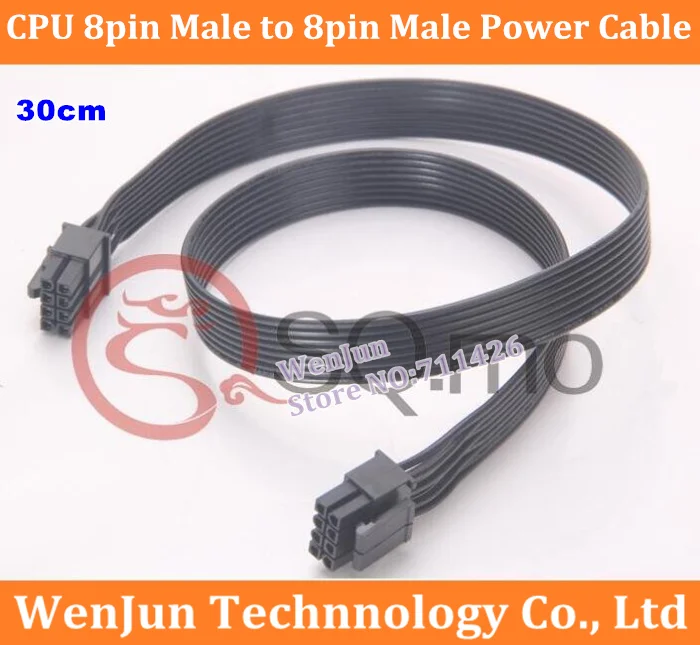 2PCS New & High Quality 8Pin Male to 8Pin Male CPU Power Adapter Cable 30cm 8-pin to 8-pin(4+4) Cable
2PCS New & High Quality 8Pin Male to 8Pin Male CPU Power Adapter Cable 30cm 8-pin to 8-pin(4+4) Cable