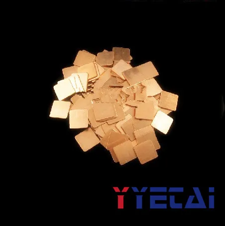 YongYeTai High-end copper fins 15 * 15 * 1.0MM graphics thermal copper copper heat sink free shipping
YongYeTai High-end copper fins 15 * 15 * 1.0MM graphics thermal copper copper heat sink free shipping
