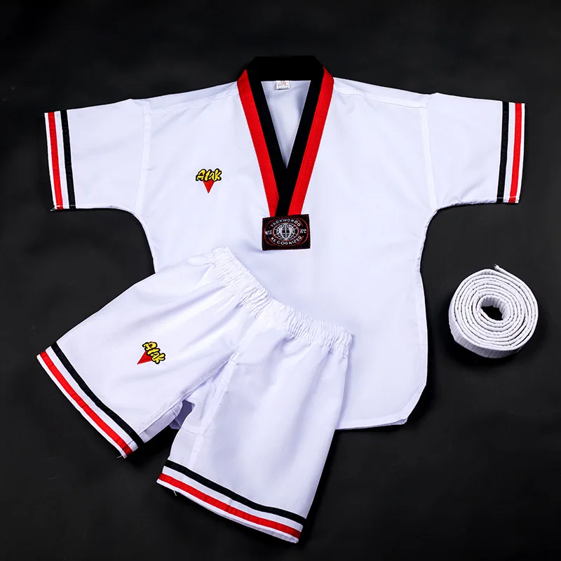 Spring Summer Taekwondo Clothing Children Adult Cotton Polyester Long-sleeved Short-sleeved Men Women Training Clothes
Spring Summer Taekwondo Clothing Children Adult Cotton Polyester Long-sleeved Short-sleeved Men Women Training Clothes