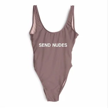 Женский слитный купальник Send Nudes, пикантное боди с открытой спиной, монокини, пляжные комбинезоны, пляжная одежда, боди с высоким вырезом
Женский слитный купальник Send Nudes, пикантное боди с открытой спиной, монокини, пляжные комбинезоны, пляжная одежда, боди с высоким вырезом