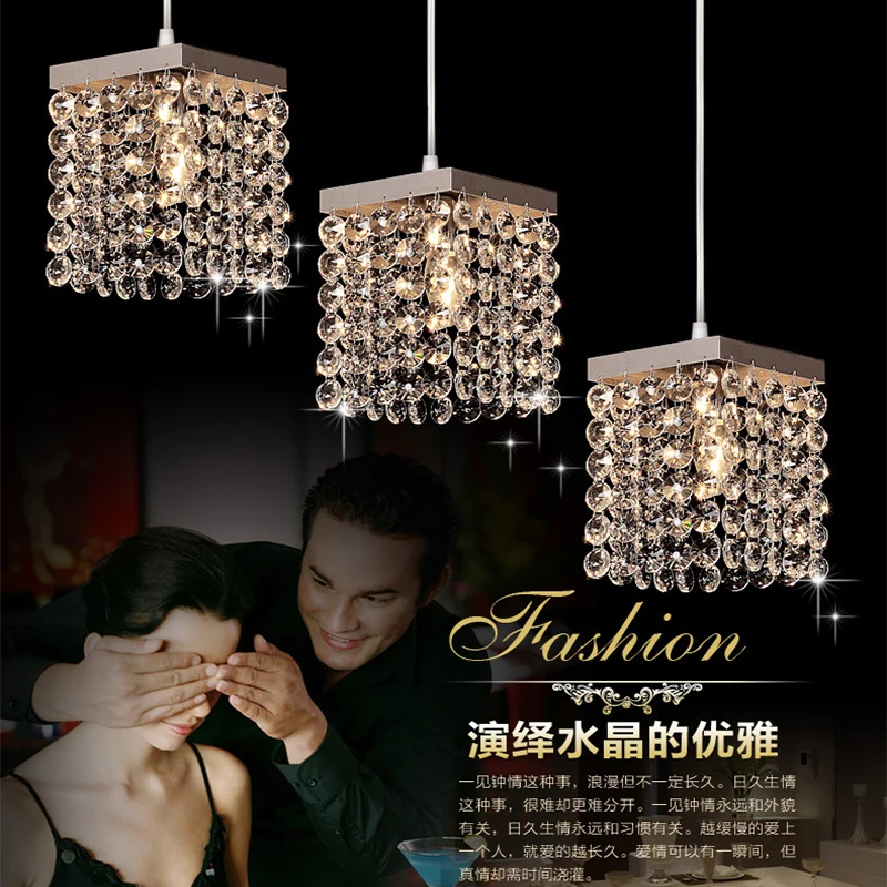 Single headlight modern minimalist restaurant lights crystal chandelier bar desk lamp three chandeliers
Single headlight modern minimalist restaurant lights crystal chandelier bar desk lamp three chandeliers