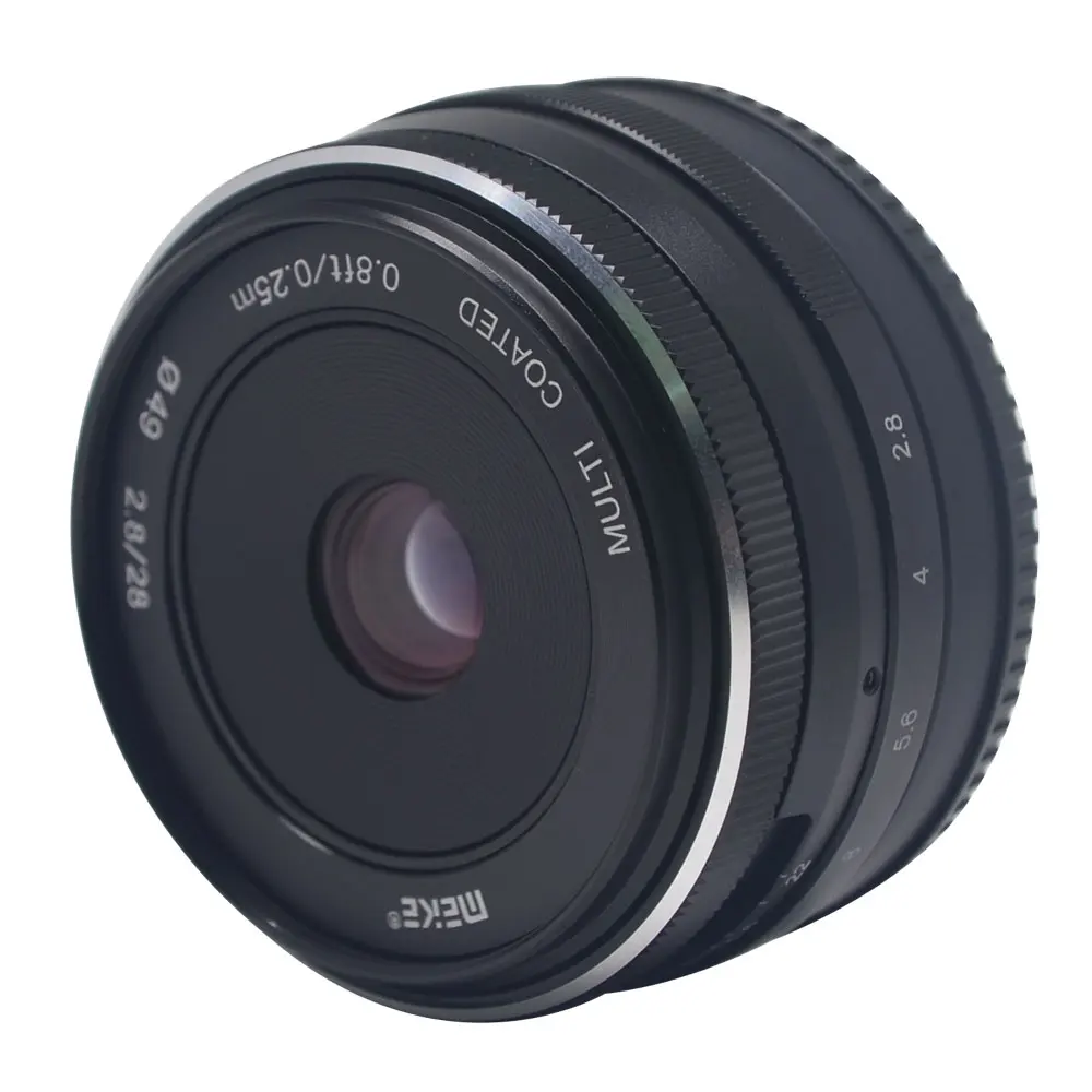 Mcoplus/Meike MK-28-2.8 28mm f/2.8 fixed manual focus lens for APS-C Mirrorless Camera Canon Eos M1 M2 M3 with Cleaning cloth
Mcoplus/Meike MK-28-2.8 28mm f/2.8 fixed manual focus lens for APS-C Mirrorless Camera Canon Eos M1 M2 M3 with Cleaning cloth