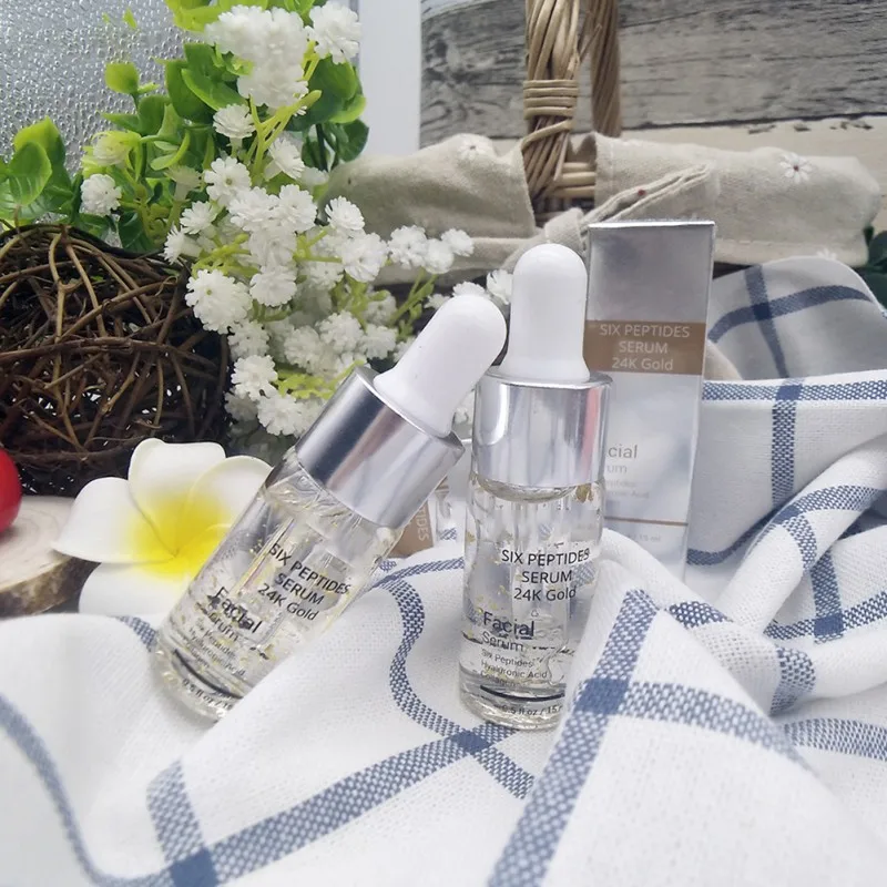 New 24K Gold Hyaluronic Six Peptides Moisturizing Acid Anti-Aging Face Skin Care Whitening Brighten Serum
New 24K Gold Hyaluronic Six Peptides Moisturizing Acid Anti-Aging Face Skin Care Whitening Brighten Serum