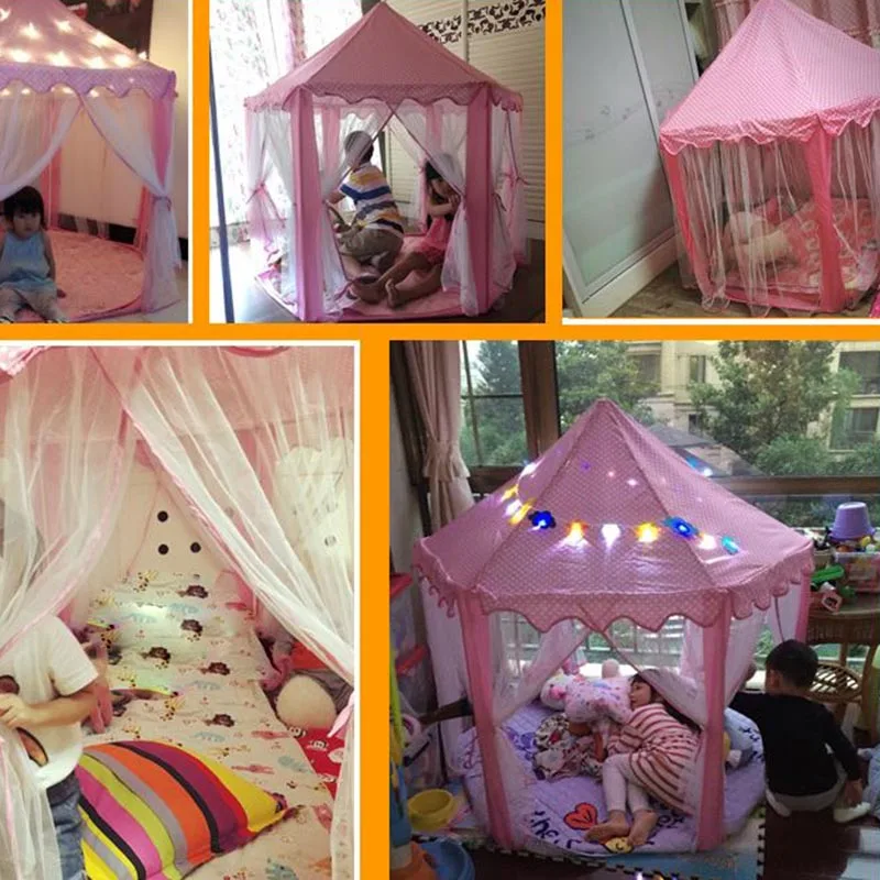Children's Kids Tent Toy Portable Indoor Outdoor Princess Play House Castle Hexagon NSV775
Children's Kids Tent Toy Portable Indoor Outdoor Princess Play House Castle Hexagon NSV775