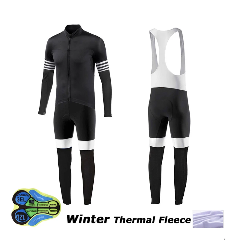2018 зимние длинные Велосипеды Костюмы Ropa ciclismo hombre invierno Мужская Спортивная
