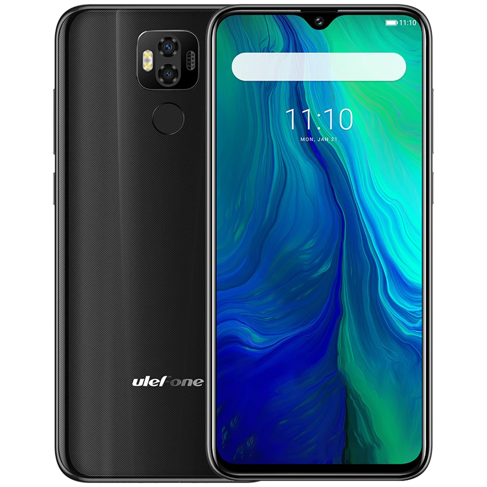 Ulefone Power 6 смартфон с 3 дюймовым дисплеем восьмиядерным процессором Android 9 ОЗУ 4 Гб