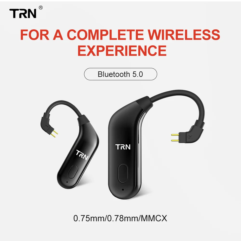 TRN BT20 Bluetooth V5.0 ушной крючок MMCX/2-контактный разъем для наушников Bluetooth адаптер для SE535 UE900 ZS10/AS10/BA10 TRN V80/V10/V20
TRN BT20 Bluetooth V5.0 ушной крючок MMCX/2-контактный разъем для наушников Bluetooth адаптер для SE535 UE900 ZS10/AS10/BA10 TRN V80/V10/V20