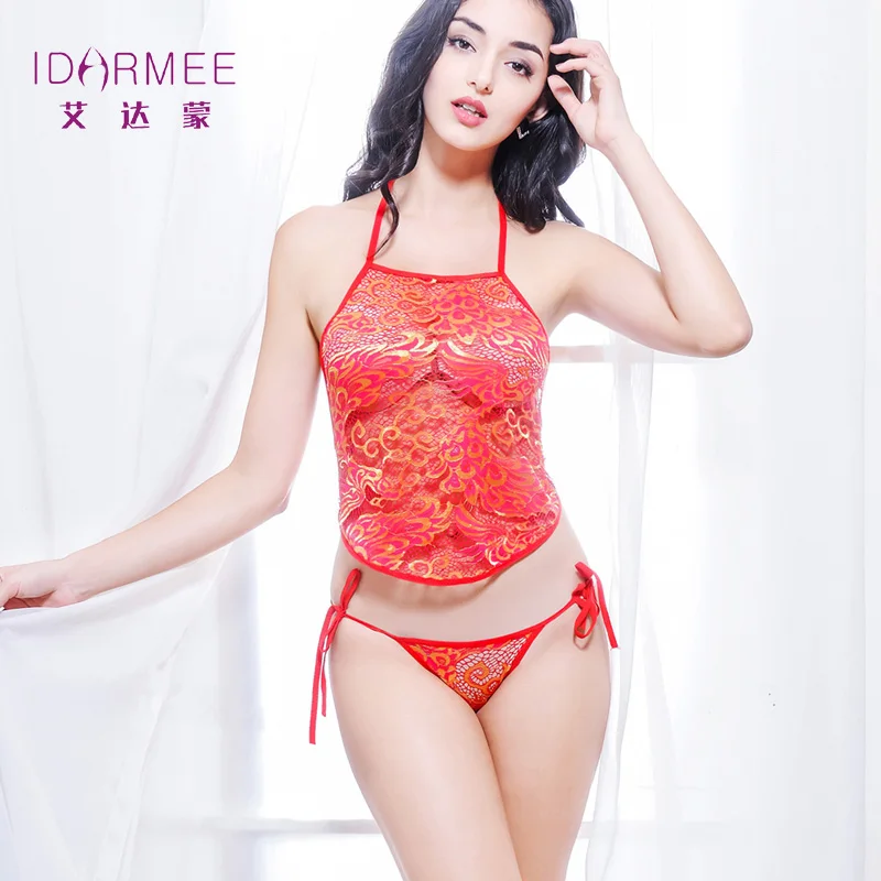 IDARMEE S6536 бренд высококлассные интимные красный Кружева sexi Для женщин женское