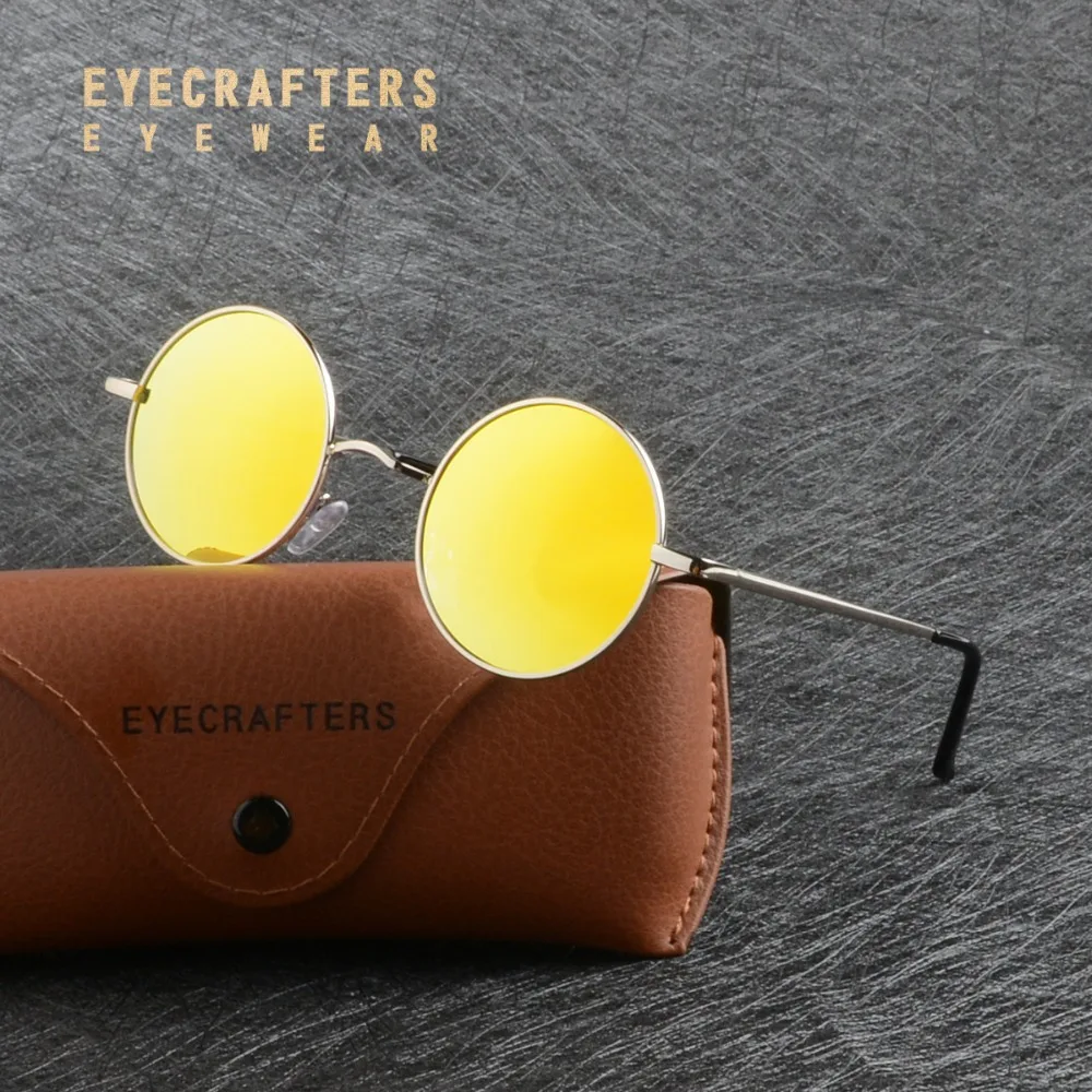 Luxury Steampunk Polarized Round Sunglasses Mens Womens John Lennon Glasses Vintage Retro Gold Mirror Sun Glasses gafas de sol
Luxury Steampunk Polarized Round Sunglasses Mens Womens John Lennon Glasses Vintage Retro Gold Mirror Sun Glasses gafas de sol