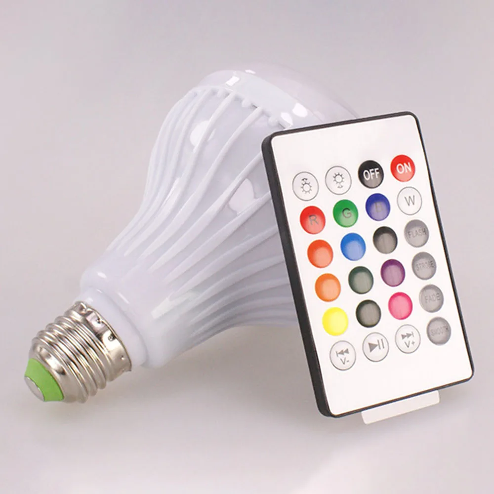 Wireless Bluetooth Speaker+12W RGB Bulb LED Lamp 110V 220V Smart Led Light Music Player Audio with Remote Control Hot Sale
Wireless Bluetooth Speaker+12W RGB Bulb LED Lamp 110V 220V Smart Led Light Music Player Audio with Remote Control Hot Sale