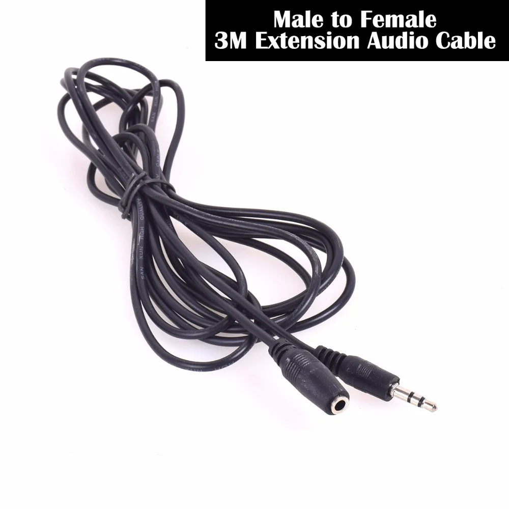 Male to Female Audio Extension Cable Cord 9.8FT 3M 3.5mm Jack for PC/CellphoneOutput Speaker Connection Extension Cable
Male to Female Audio Extension Cable Cord 9.8FT 3M 3.5mm Jack for PC/CellphoneOutput Speaker Connection Extension Cable
