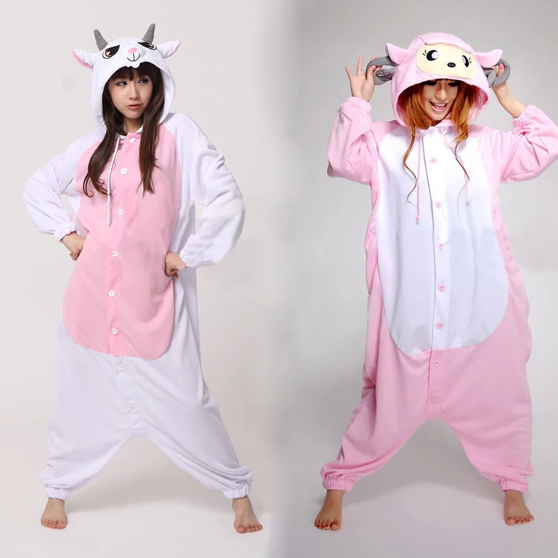Free Shipping Goat Sheep Animal Pajamas Onesies Cosplay Costume Adult One Piece Pyjamas for Women Men Kids NEW Design
Free Shipping Goat Sheep Animal Pajamas Onesies Cosplay Costume Adult One Piece Pyjamas for Women Men Kids NEW Design