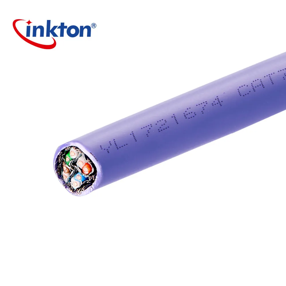 Дешевые UL/CE/RoHS/ISO9001 Inkton 10 гигабитный STP LSZH Ethernet кабель cat 7 сетевой cat7| |