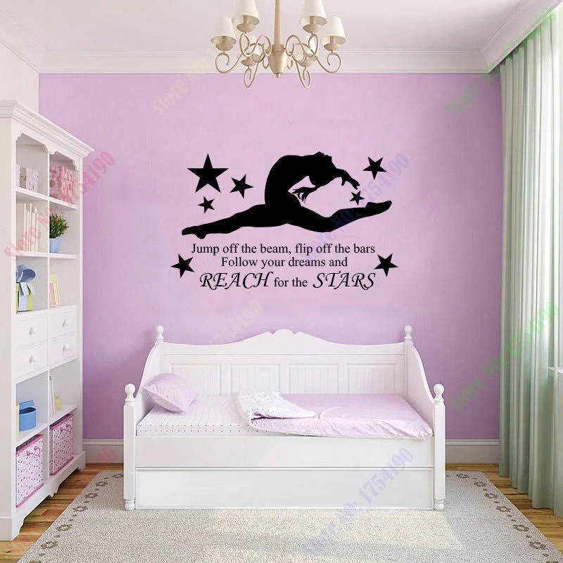 New 57X97cm GYMNAST GYMNASTIC GIRLS Wall Art Sticker Decal Home DIY Decoration Decor Wall Mural Removable Bedroom Decal Stickers
New 57X97cm GYMNAST GYMNASTIC GIRLS Wall Art Sticker Decal Home DIY Decoration Decor Wall Mural Removable Bedroom Decal Stickers
