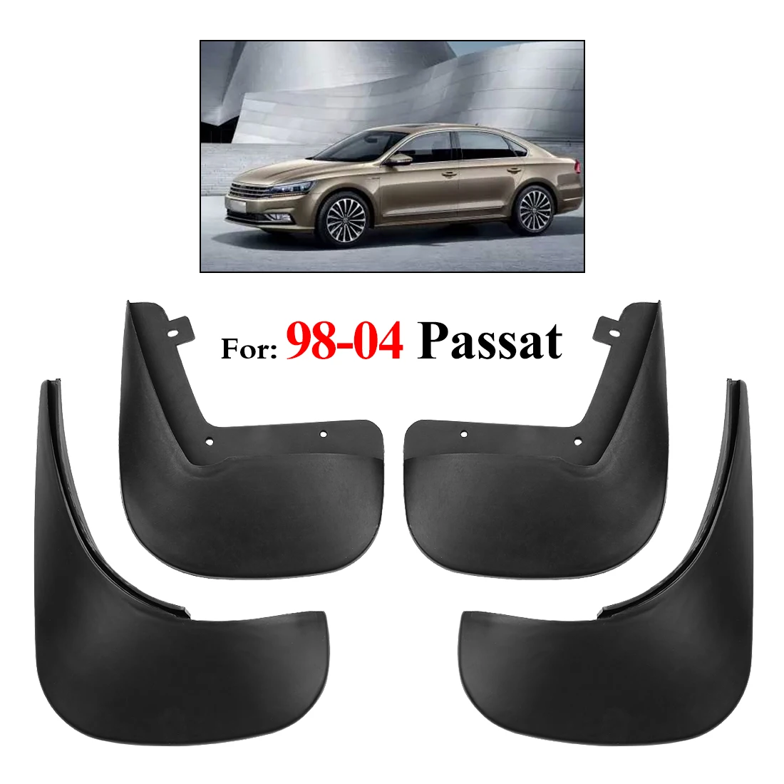 Брызговики для Volkswagen Passat B5 1998-2004 передние и задние щитки от грязи комплект