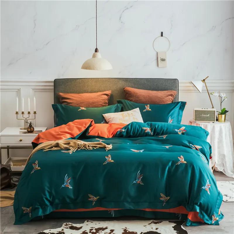 Luxury feather Bedding Set queen king size egyptian cotton bed set decorative pillowcase Bed Sheet/linen Duvet Cover set
Luxury feather Bedding Set queen king size egyptian cotton bed set decorative pillowcase Bed Sheet/linen Duvet Cover set