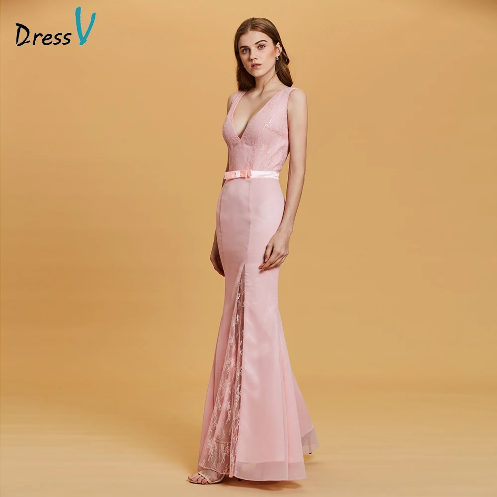 Dressv pink evening dress cheap v neck mermaid bowknot lace floor length wedding party formal dress trumpet evening dresses
Dressv pink evening dress cheap v neck mermaid bowknot lace floor length wedding party formal dress trumpet evening dresses
