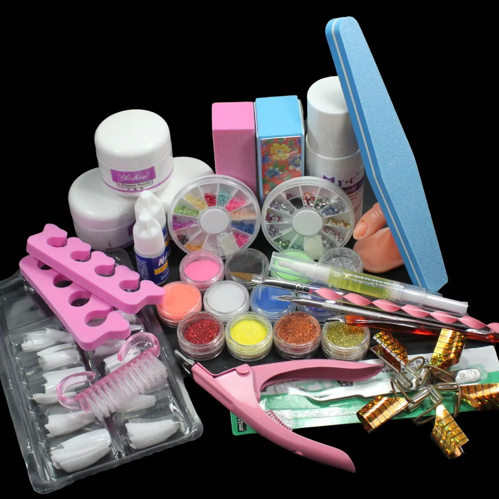 BTT-140 Pro Nail Art Set Acrylic Liquid Glitter Powder File Brush Form Tips Tools Kit at free shipping
BTT-140 Pro Nail Art Set Acrylic Liquid Glitter Powder File Brush Form Tips Tools Kit at free shipping