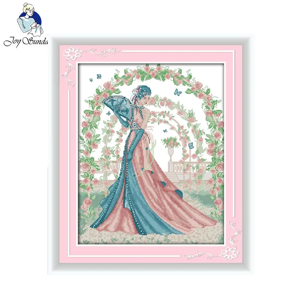 Joy sunday figure style Bride DIY Handmade Cross Stitch Embroidery Kits Design Home Decoration Needlework Cross-stitch Decor
Joy sunday figure style Bride DIY Handmade Cross Stitch Embroidery Kits Design Home Decoration Needlework Cross-stitch Decor