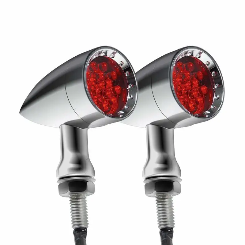 Red CNC Motorcycle Bullet LED Turn Signal Light Blinker Indicator Front Rear Tail Light for Honda Ymaha Suzuki Kawasaki
Red CNC Motorcycle Bullet LED Turn Signal Light Blinker Indicator Front Rear Tail Light for Honda Ymaha Suzuki Kawasaki